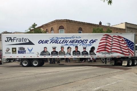 The Second JA Memorial Trailer for all McHenry County KIA Personnel