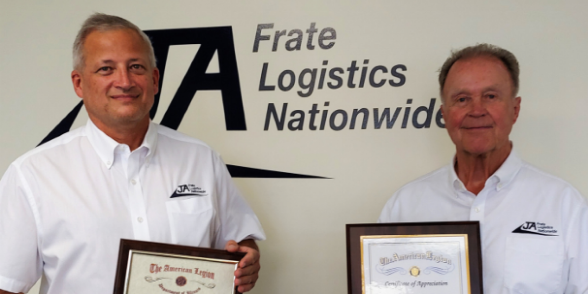 JA Frate Wins American Legion Award